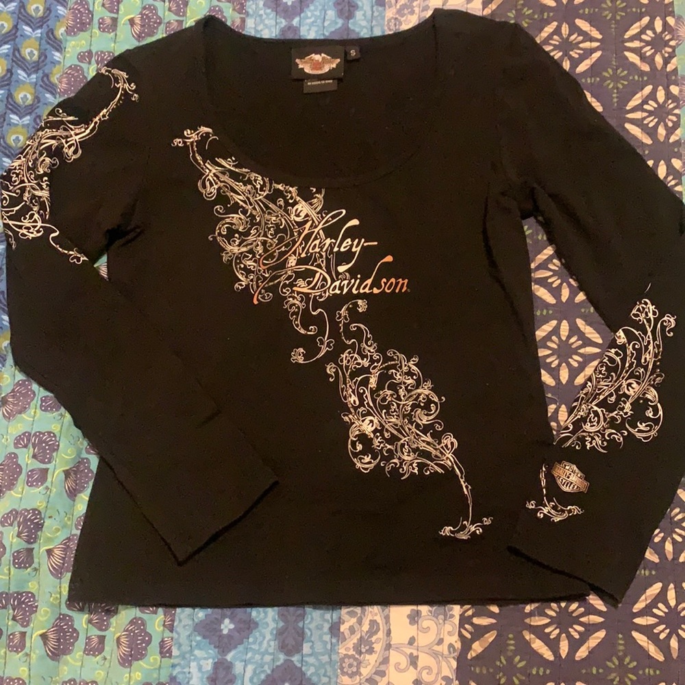 Women’s Harley Davidson Black Long Sleeve